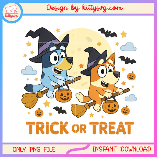 Bingo bluey on halloween png, bluey cartoon png, halloween png