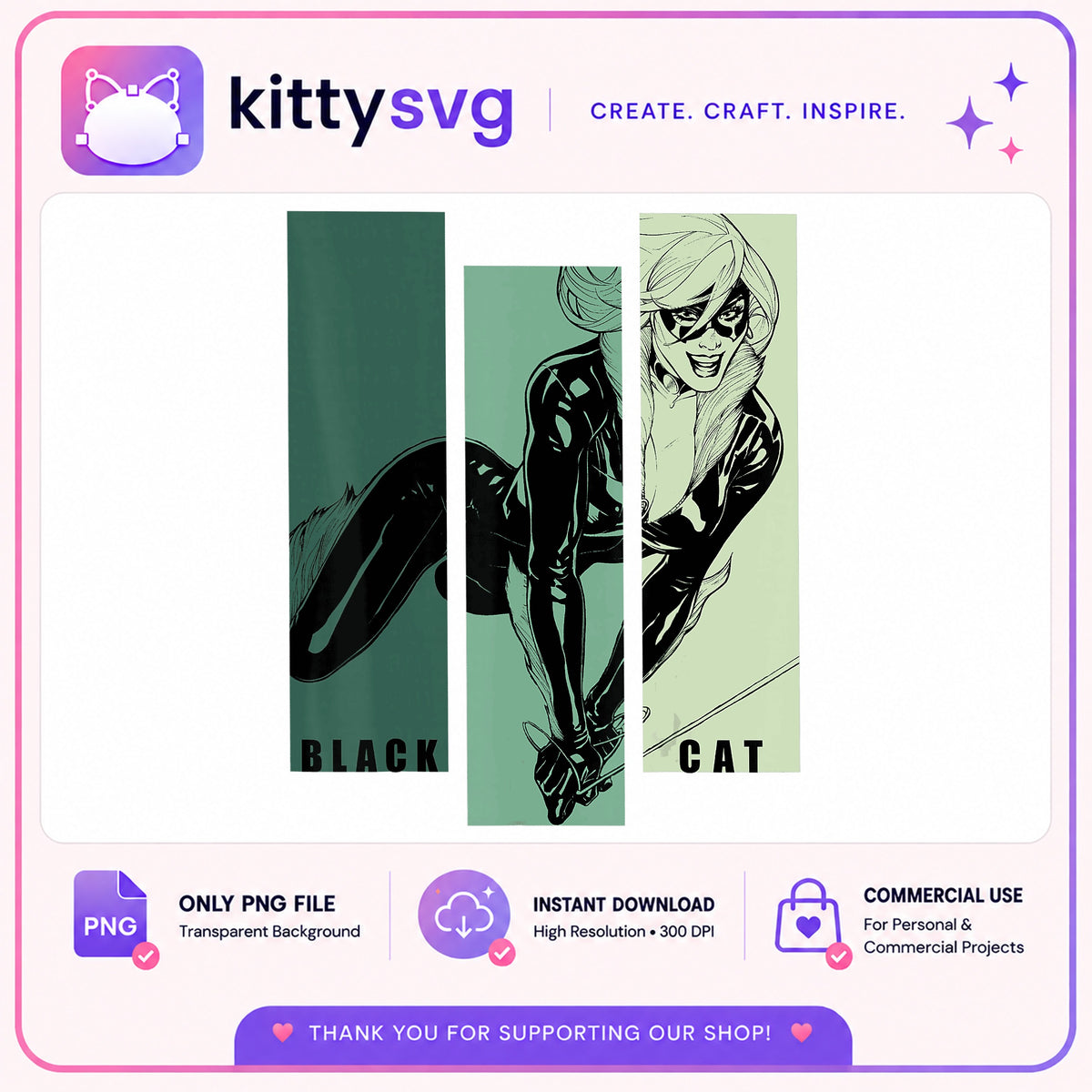 Black Cat Marvel PNG, Spider-Man Villain PNG, Comic PNG