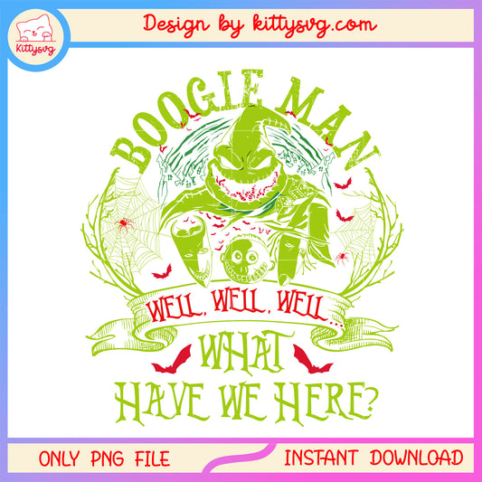 Boogie man what have we here png,  boogie halloween png