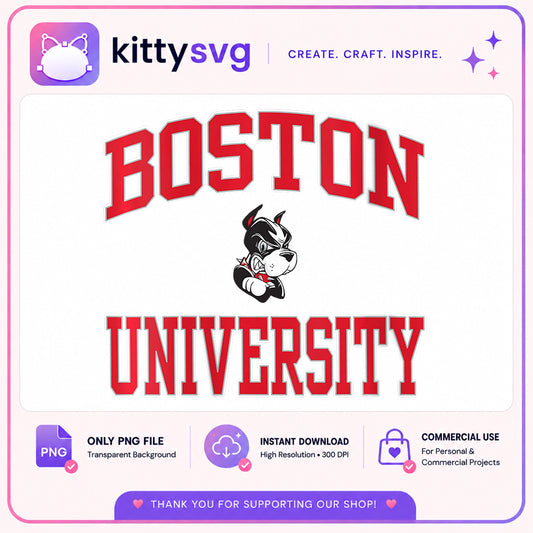 Boston University PNG, BU Terriers Mascot PNG, College PNG