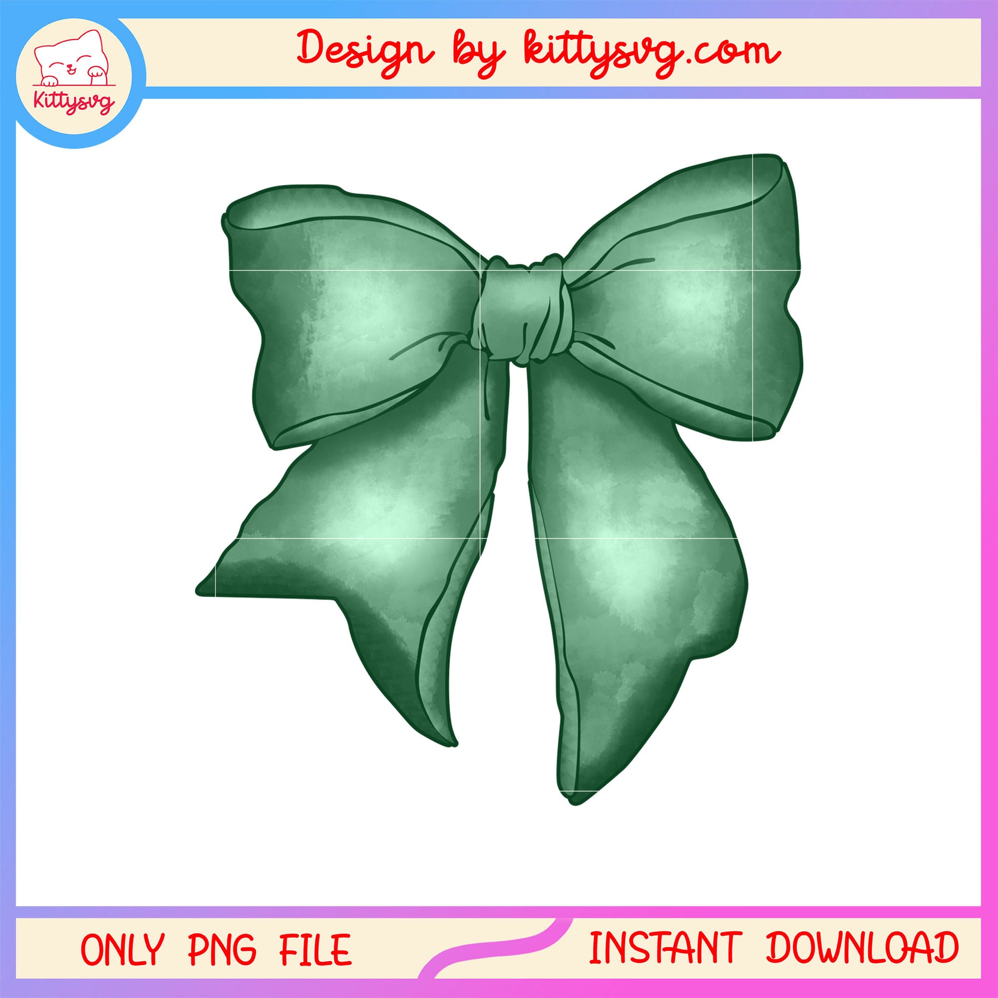 Bow colored green patrick png, st patrick's day bows png
