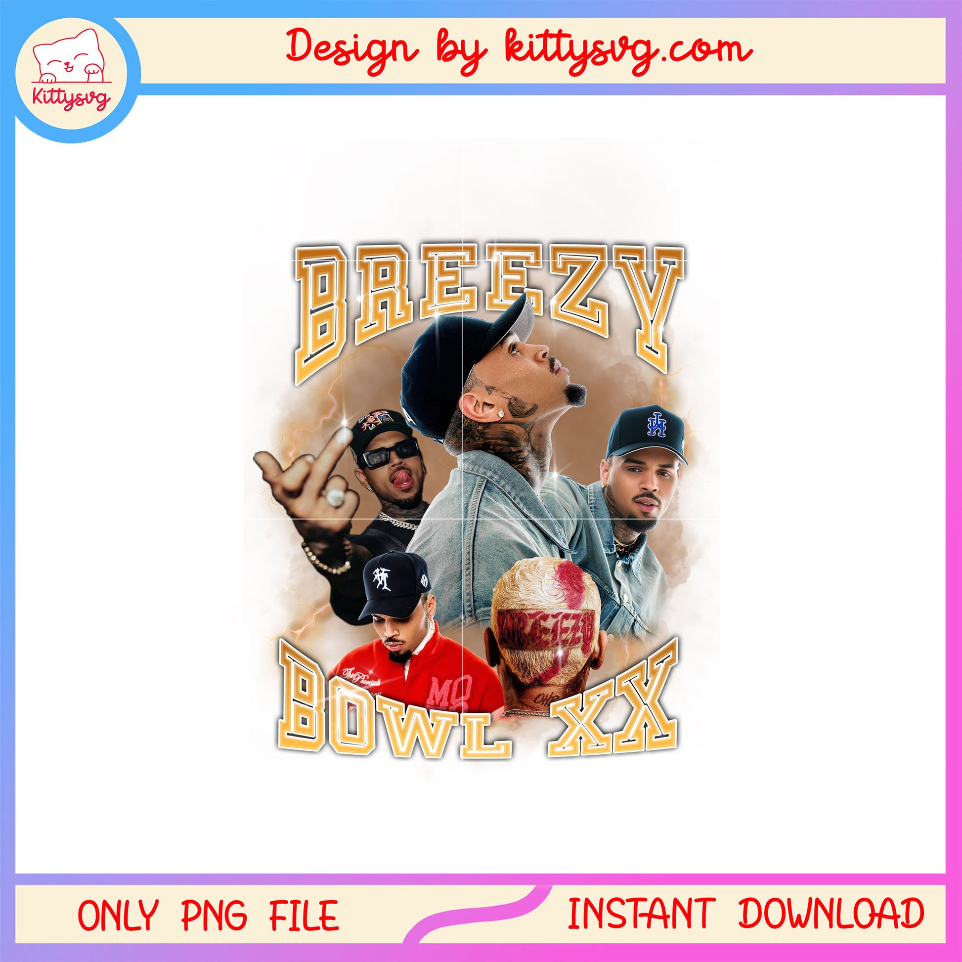 Breezy bowl american singer png, chris brown tour​ png
