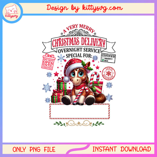 Bullseye very merry christmas delivery png, toy story bullseye png