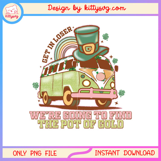 Bus and hat green patrick png, st patrick's day green png