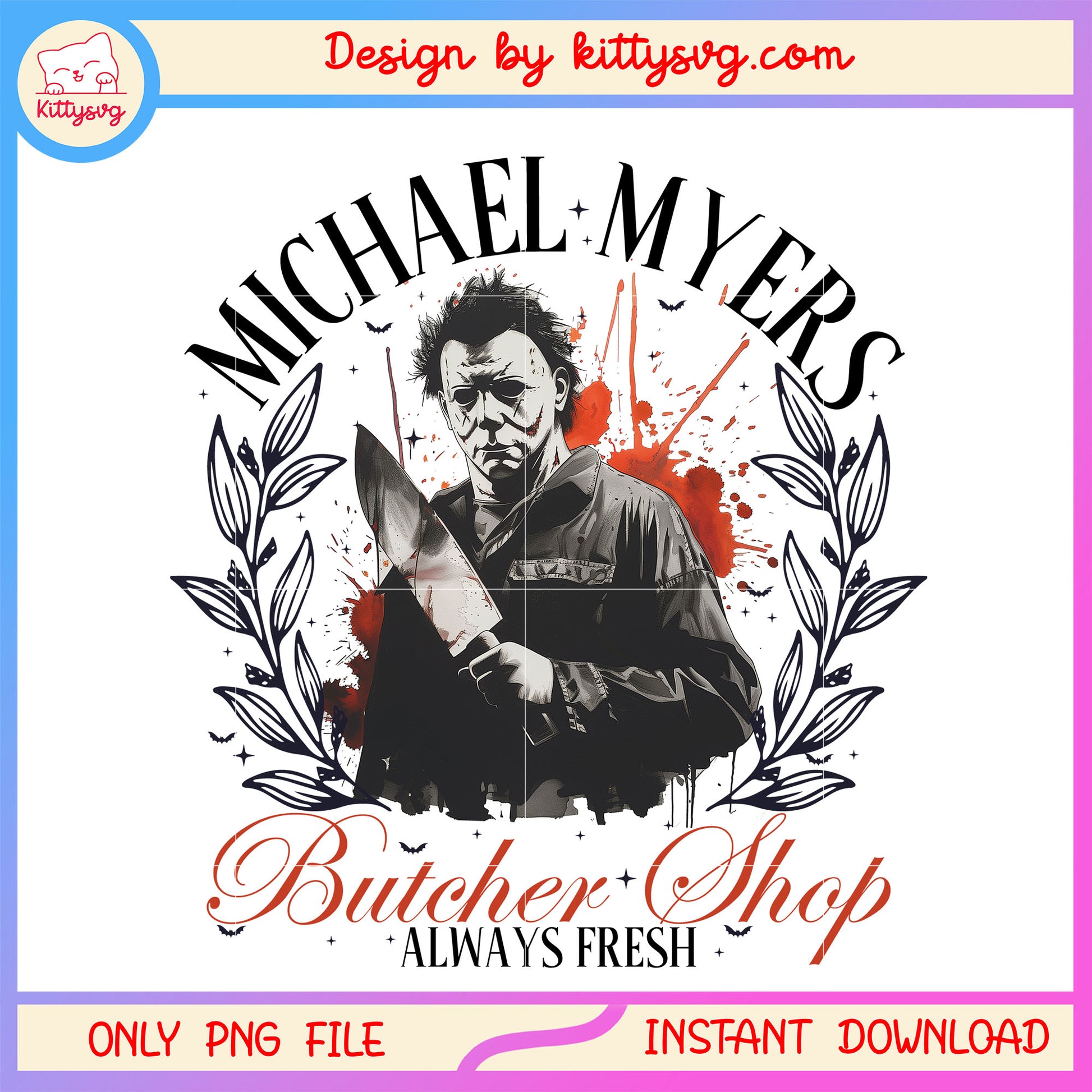 Butcher shop michael myers png, michael myers png, horror film png