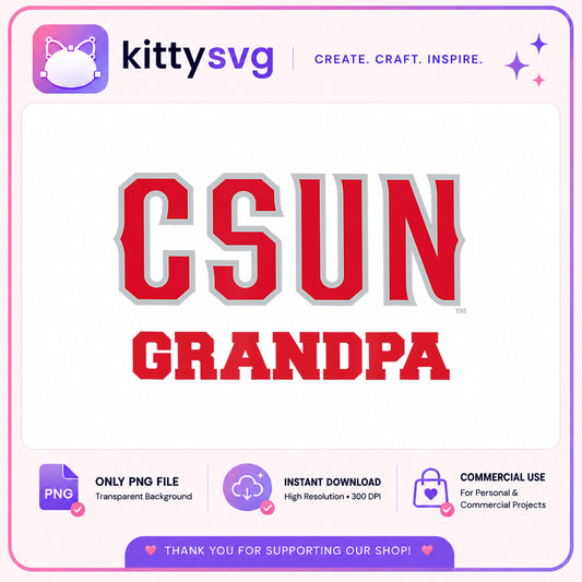 CSUN Grandpa PNG, Cal State Northridge PNG, College PNG