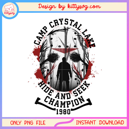 Camp crystal lake hide and seek champion 1980 jason png, jason png, crystal lake png