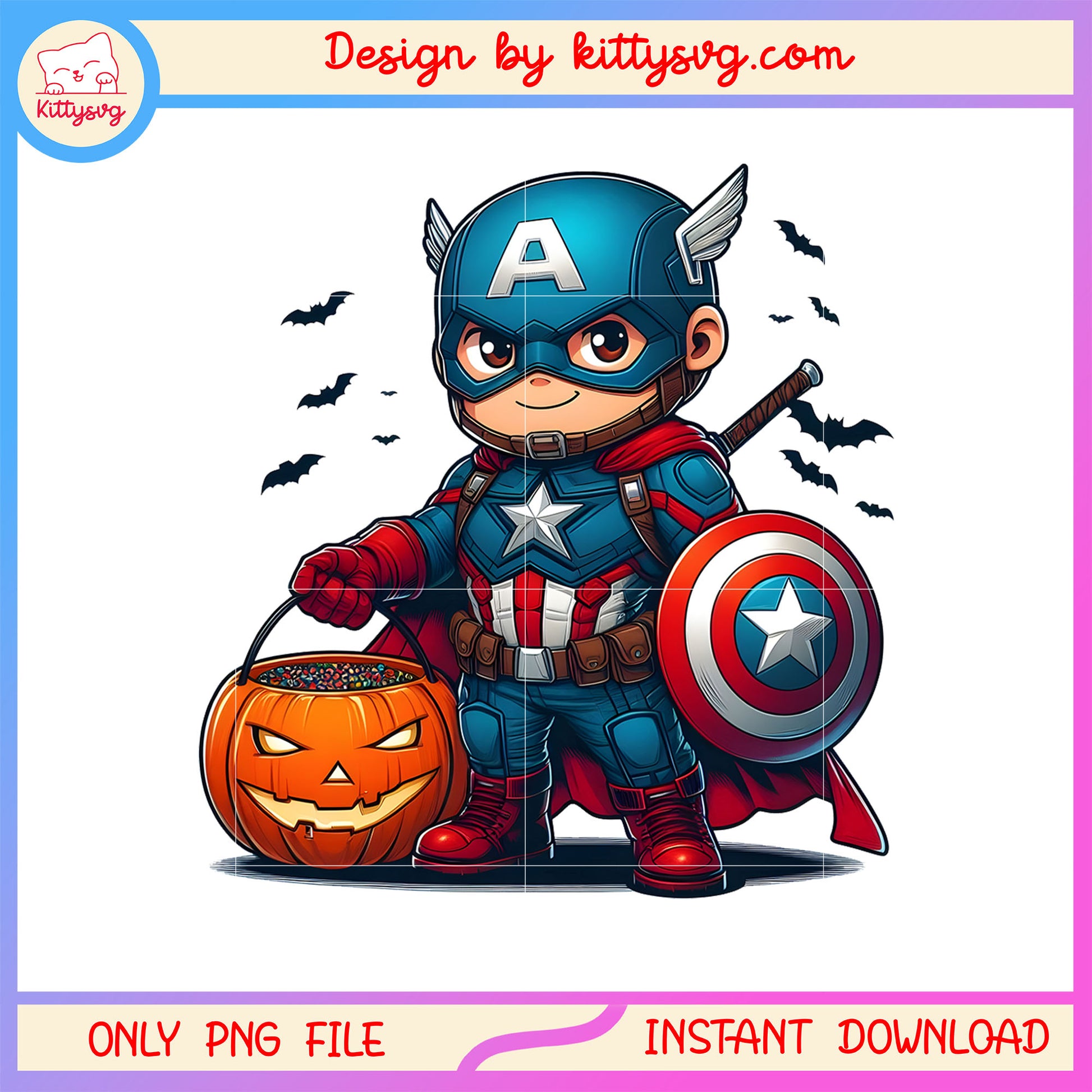 Captain america halloween candy png, avengers captain character png