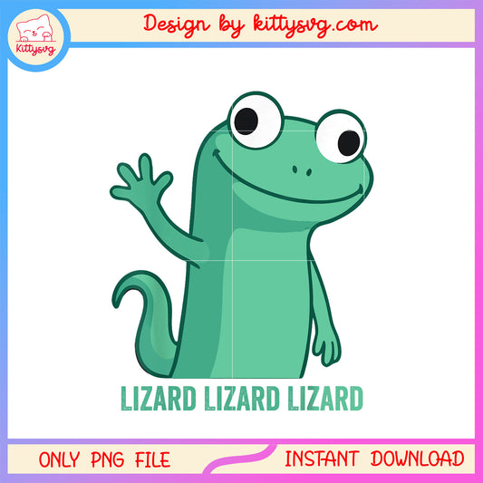 Cartoon Lizard frog funny design png, lizard meme face​ png