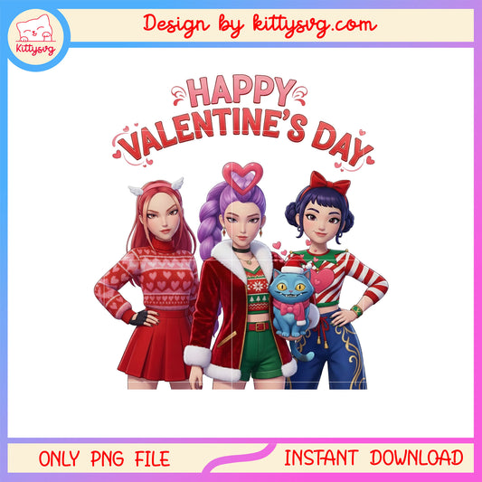 Character kpop demon hunter valentine png,  kpop demon hunters png