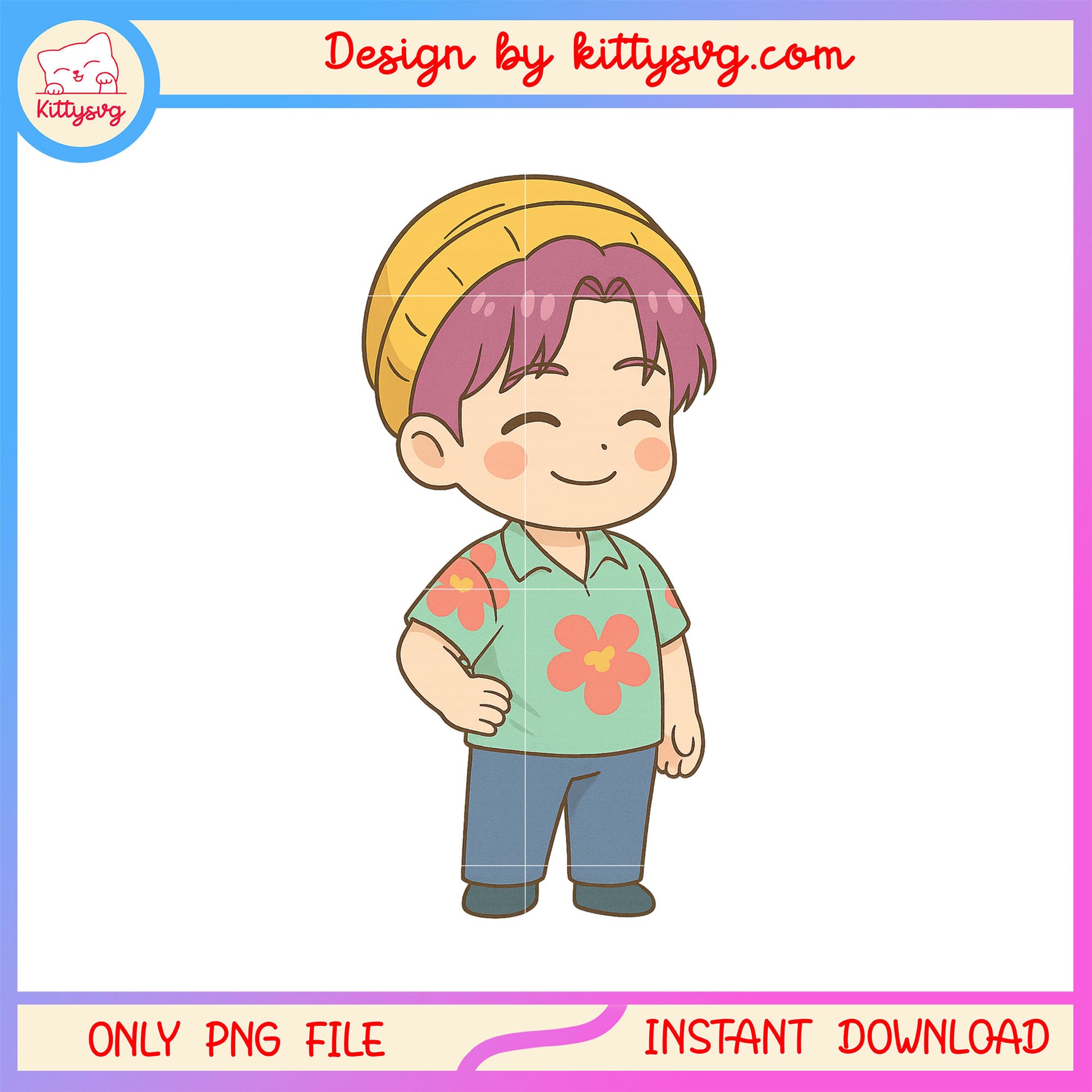 Chibi baby saja fanart design png, saja boys kpop hunter png