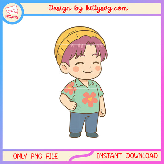 Chibi baby saja fanart design png, saja boys kpop hunter png