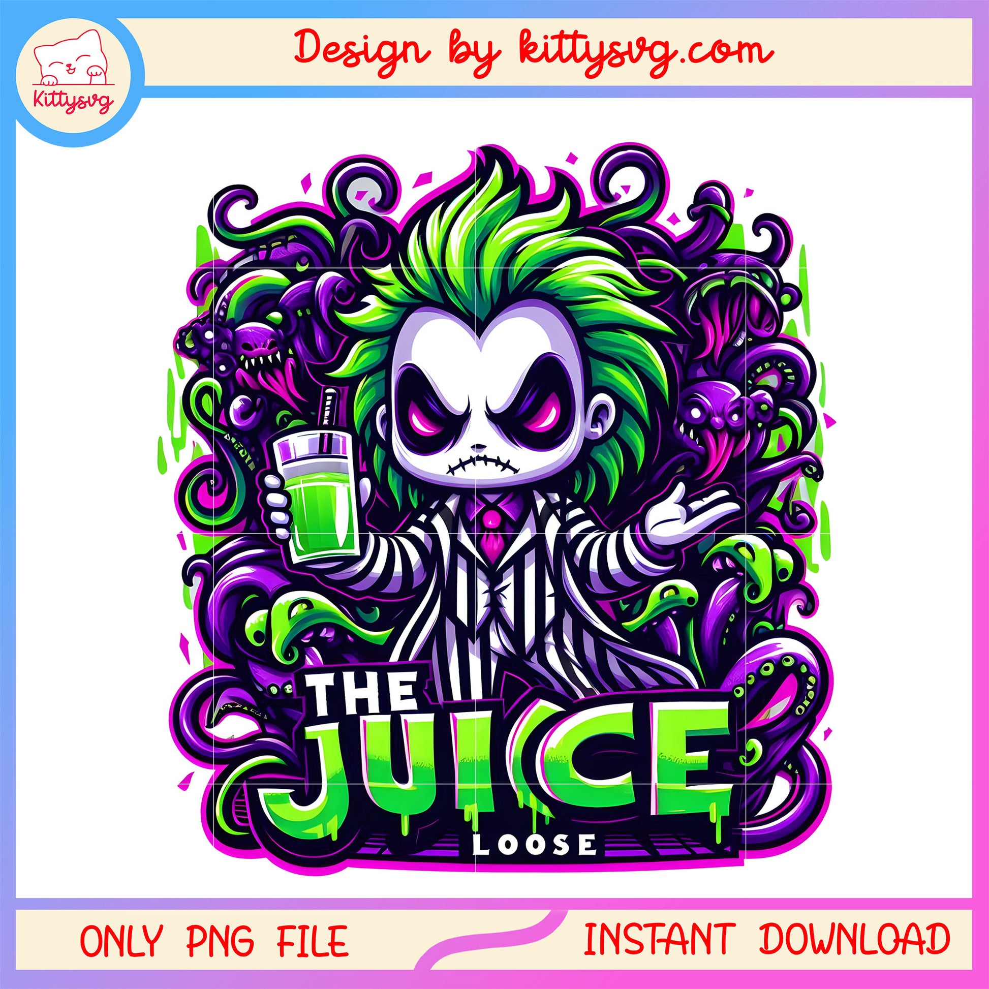 Chibi beetlejuice the juice spooky png, chibi beetlejuice character png