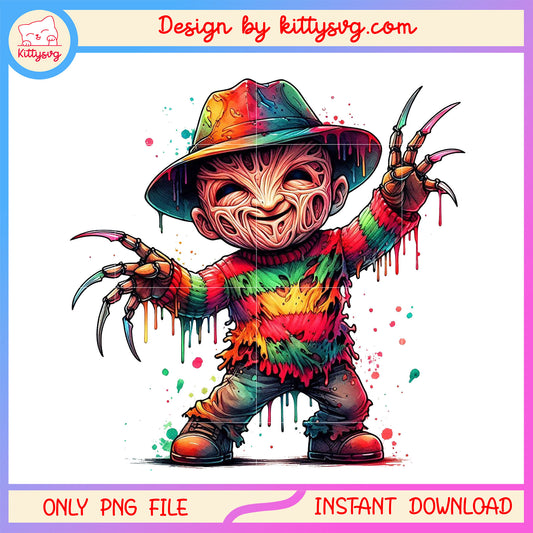 Chibi freddy krueger nightmare on elm street png, freddy krueger character png