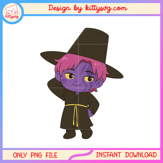 Chibi jinu demon saja boys design png, saja boys  movie png, boy band png