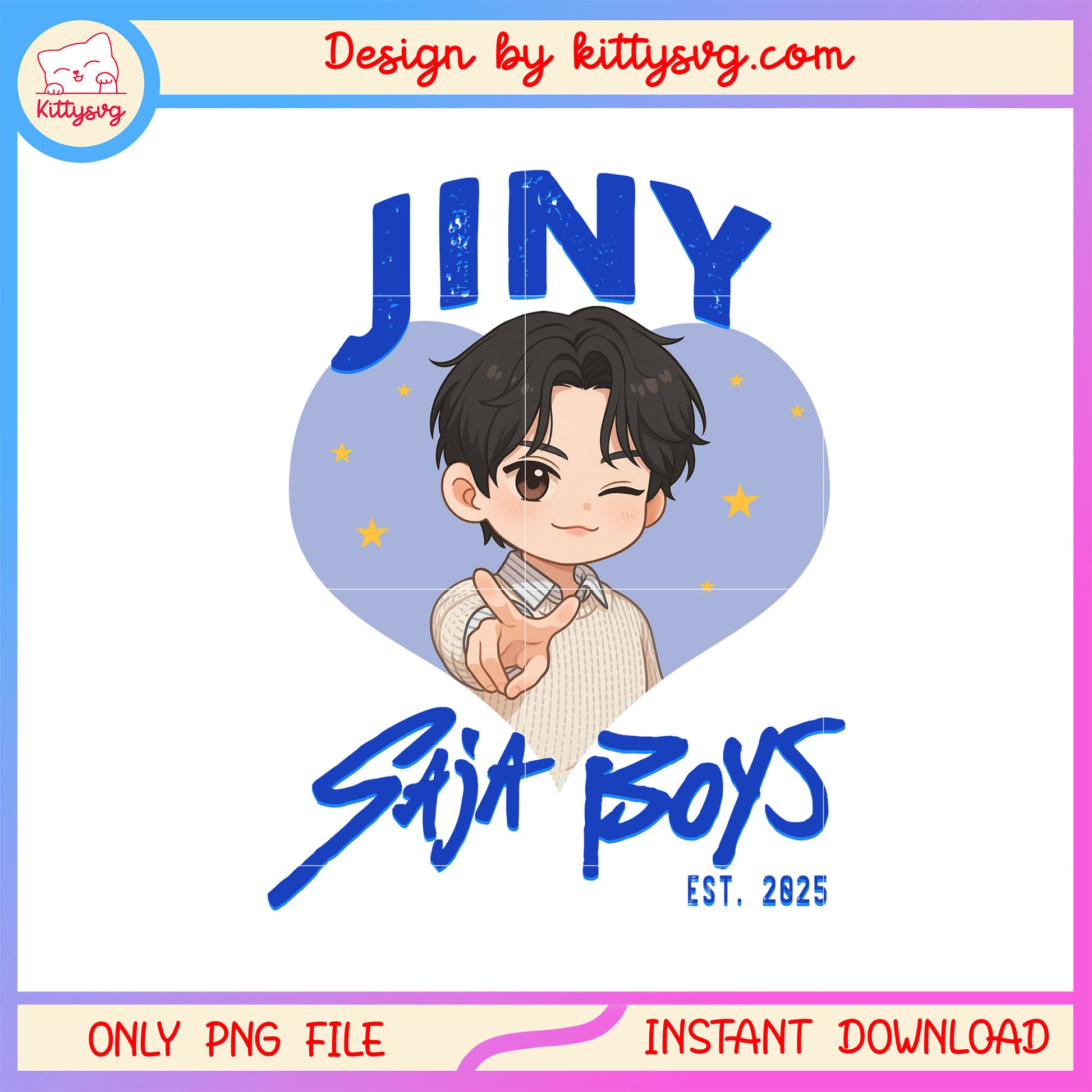 Chibi jinu saja boys est 2825 design png, kpop demon hunters characters saja boys png