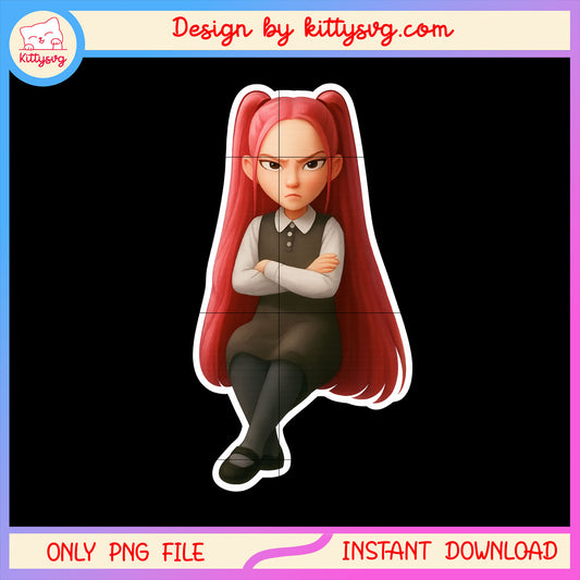 Chibi mira characters huntrix png, mira kpop png, movie netflix png