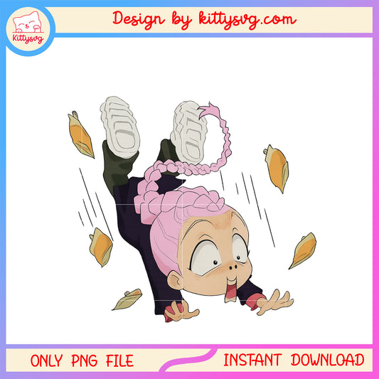 Chibi rumi member is falling down png, k-popmerch png, rumi character png