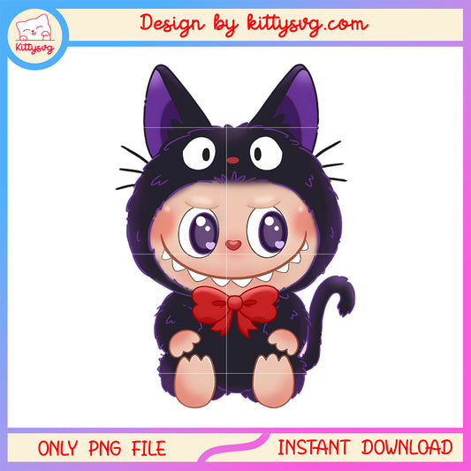 Chococat labubu costume design png, chococat png, labubu png