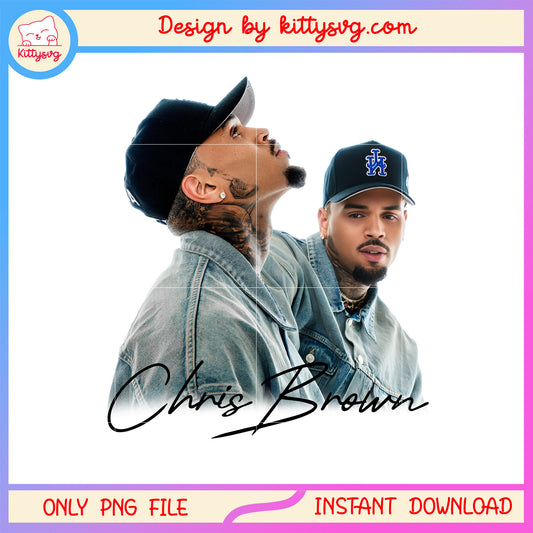 Chris brown signature black png, chris brown fan png