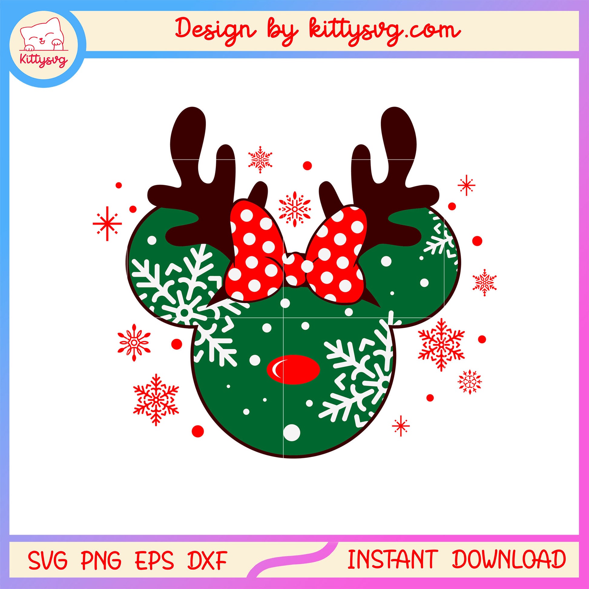 Christmas disney minnie ear coquette cozy svg, minnie mouse disney svg
