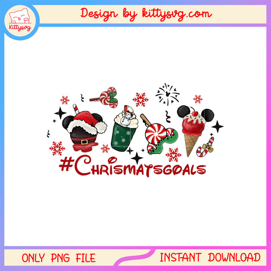 Christmas goals disney coffee cup png, disney mickey movie png