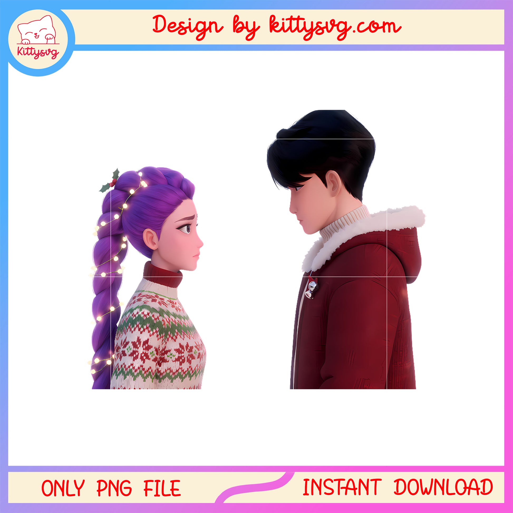 Christmas saja boys jinu rumi huntrix kpop png, huntrix saja boys​ png