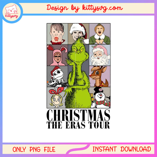 Christmas the eras tour grinch png, animated grinch png