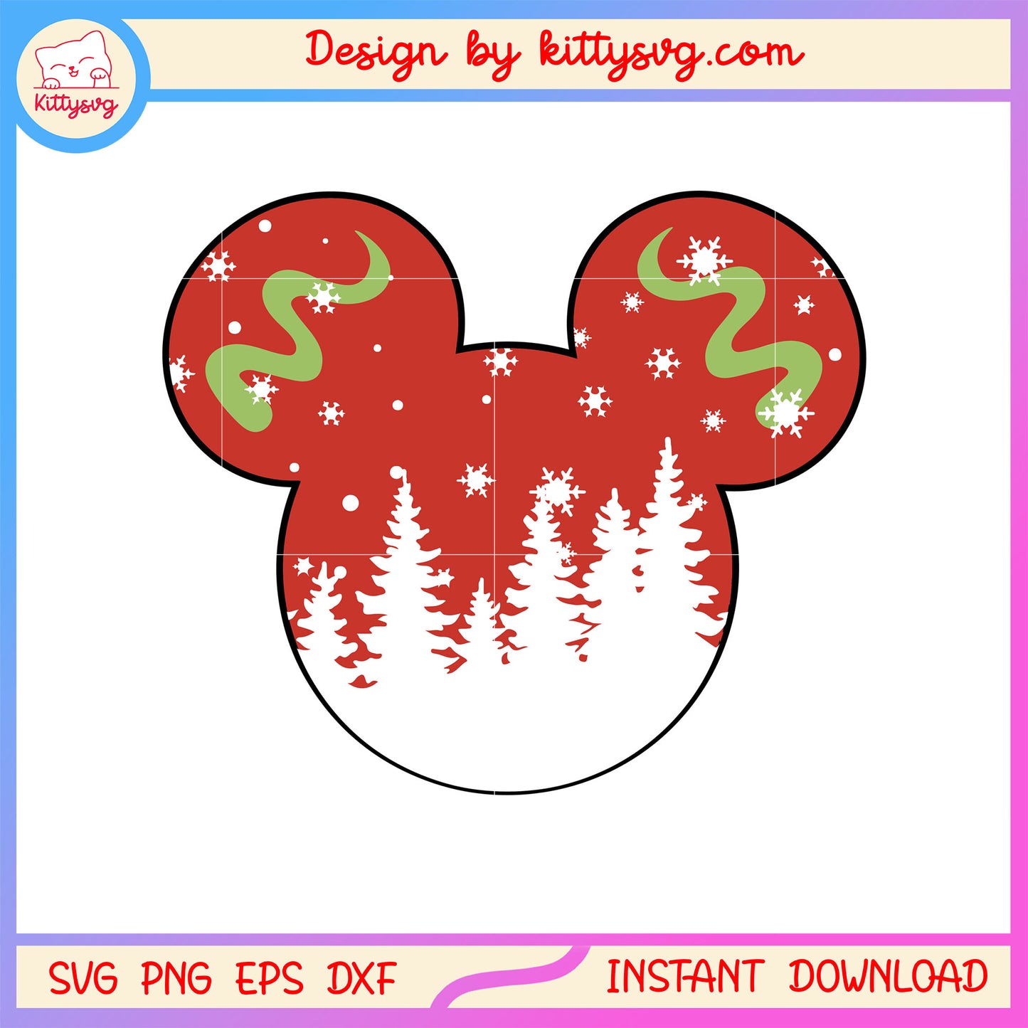 Christmas tree disney mickey head svg, pics about christmas svg