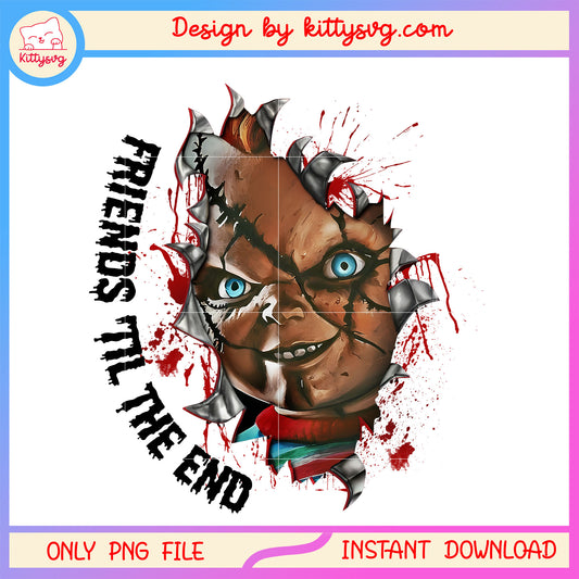 Chucky friends til the end png, Chucky horror tv series png