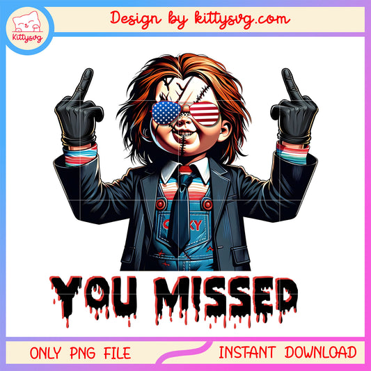 Chucky you missed middle hand png, child's play movie png
