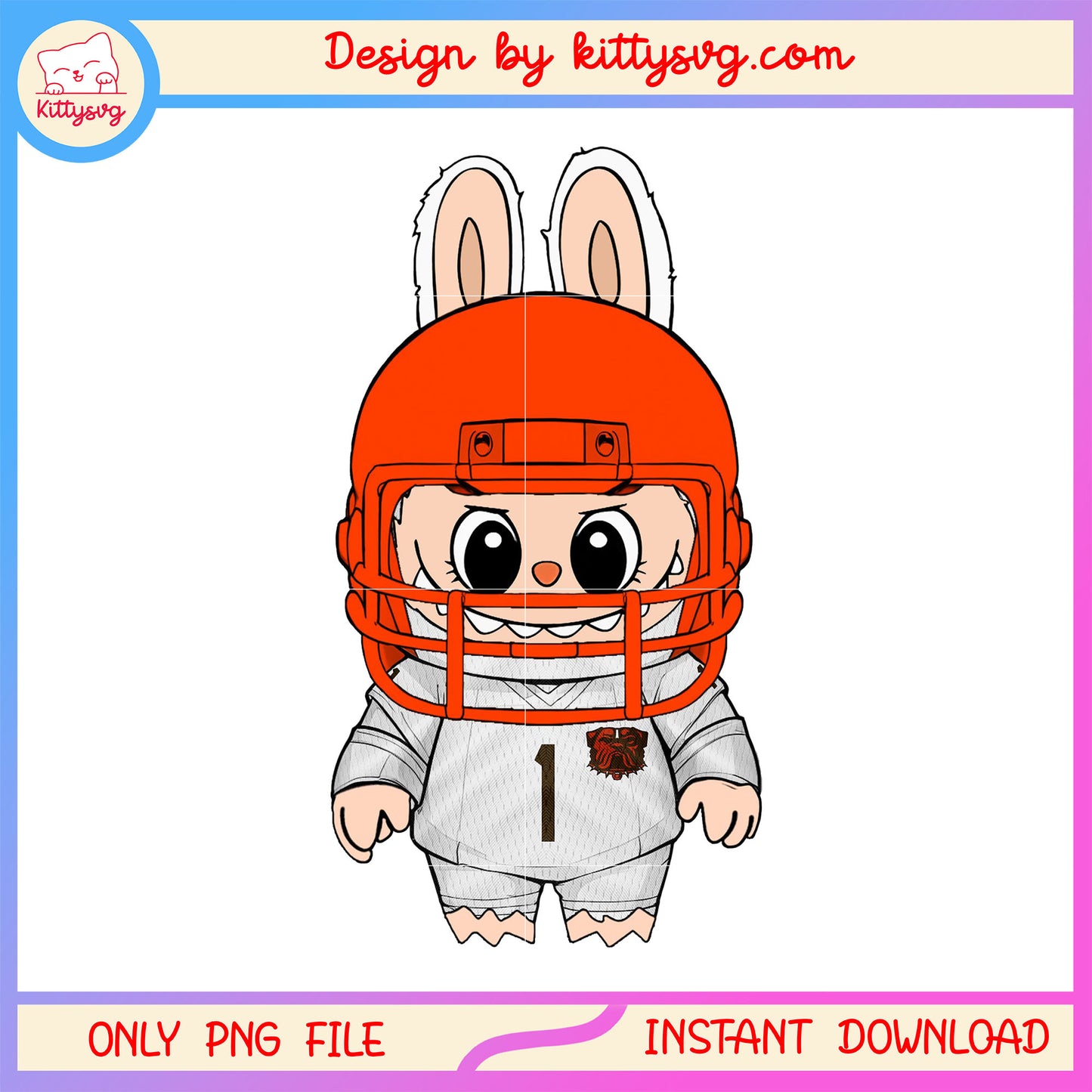 Cleveland browns player labubu doll clothes png, cleveland browns png