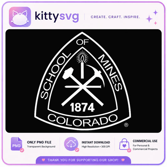Colorado School Of Mines PNG, Mining Logo PNG, College Crest PNG