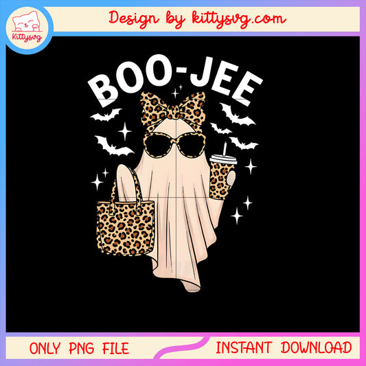 Coquette bow boo-jee ghost halloween png, halloween ideas png