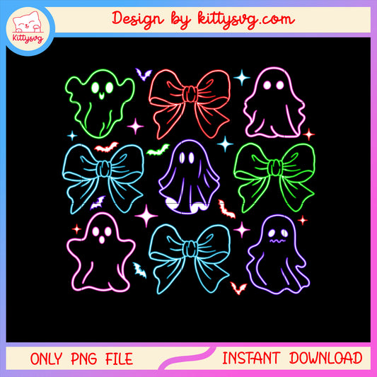 Coquette ribbon and sheet ghost png, halloween ghost images png