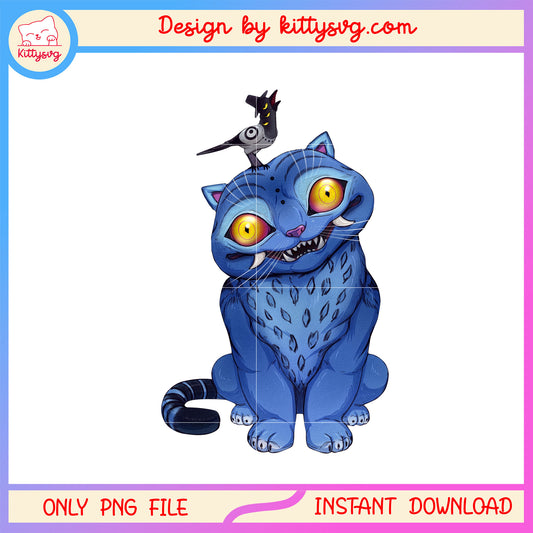 Crow and demon tiger design png, kpop demon tiger png