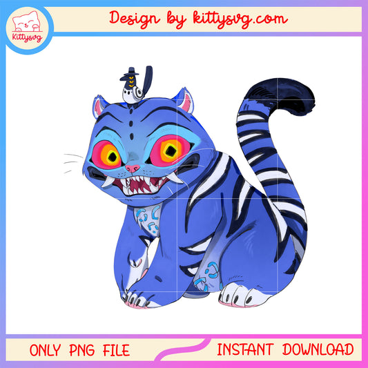 Cute derpy tiger drawing png, kpop demon hunters movie png