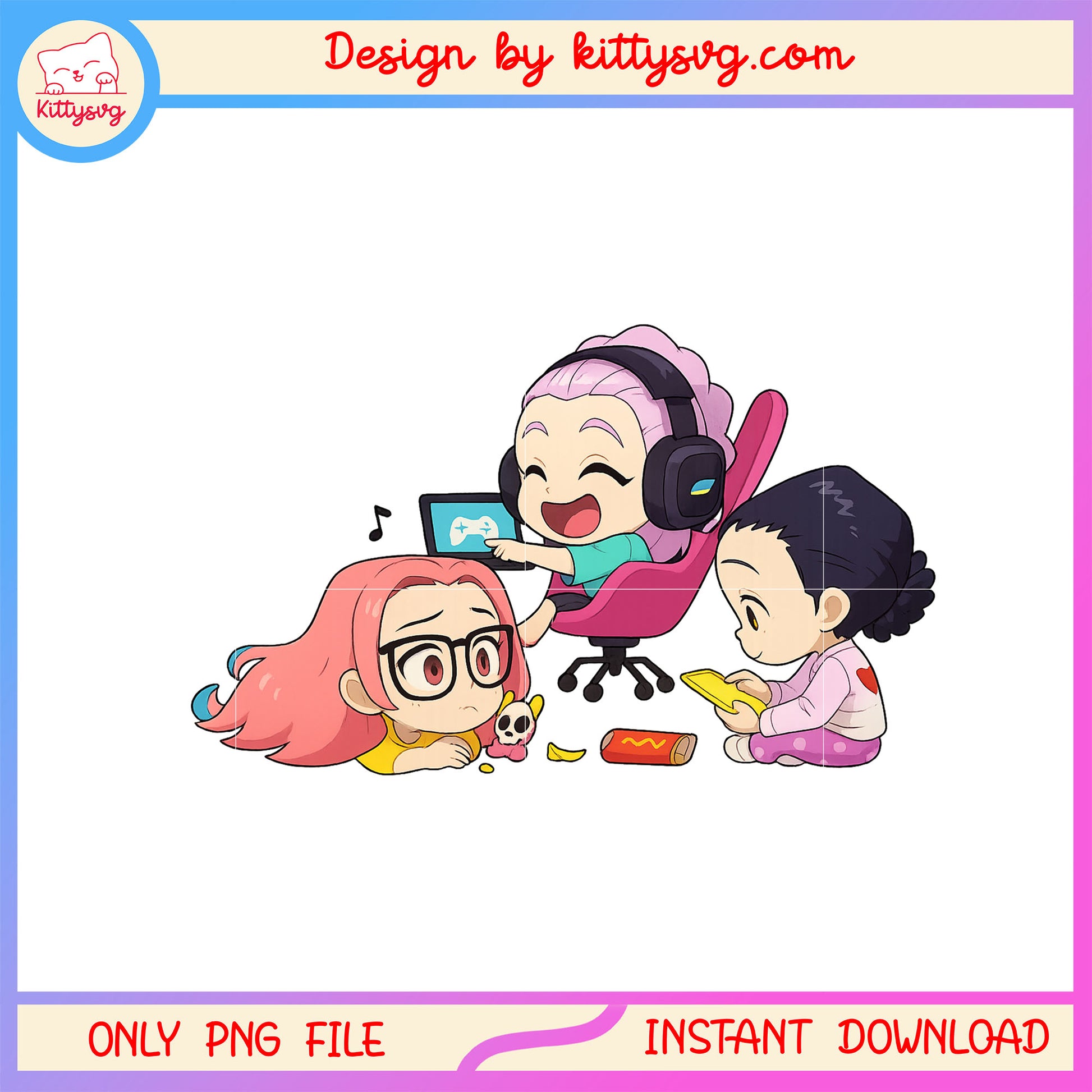 Cute huntrix girls relaxing png, rumi zoey mira png, huntrix girls png