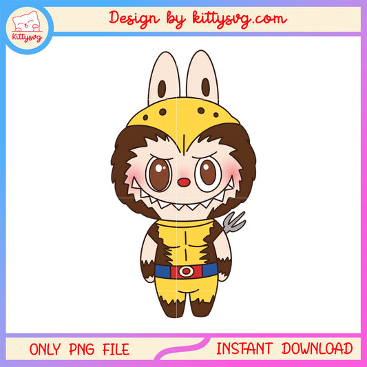 Cute labubu cosplay bee design png, labubu png, labubu drawing png