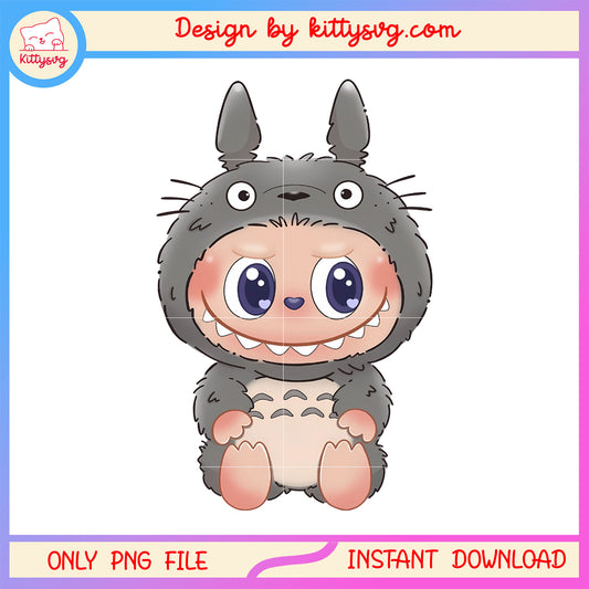 Cute labubu tororo design png, tororo png, labubu near me png