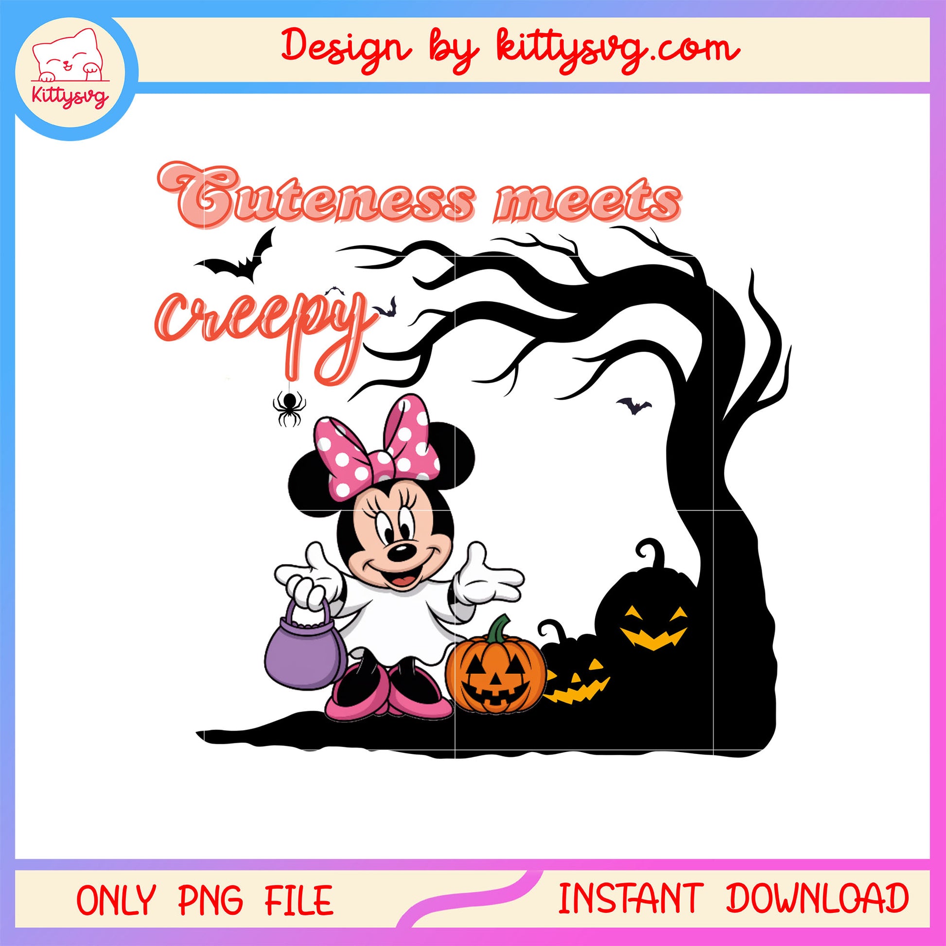 Cuteness meets creepy minnie mouse png, minnie character png