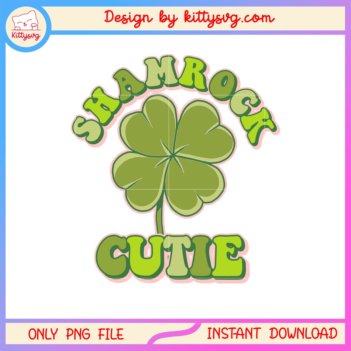 Cutie clover st patrick's png, st patrick's new york png
