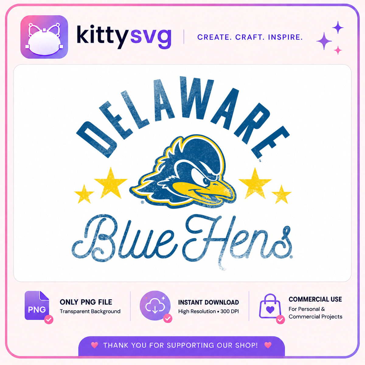 Delaware Blue Hens PNG, University Of Delaware, College Sports PNG