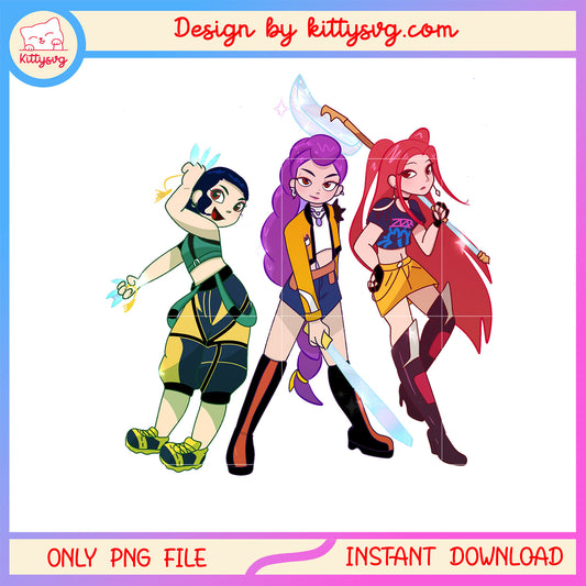 Demon hunters outfit drawing design png, huntrix demon hunter png