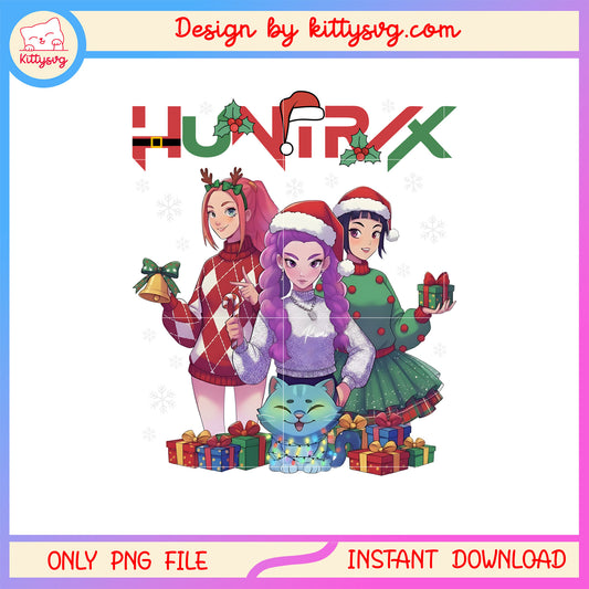 Derpy and huntrix kpop christmas gifts png, christmas day png