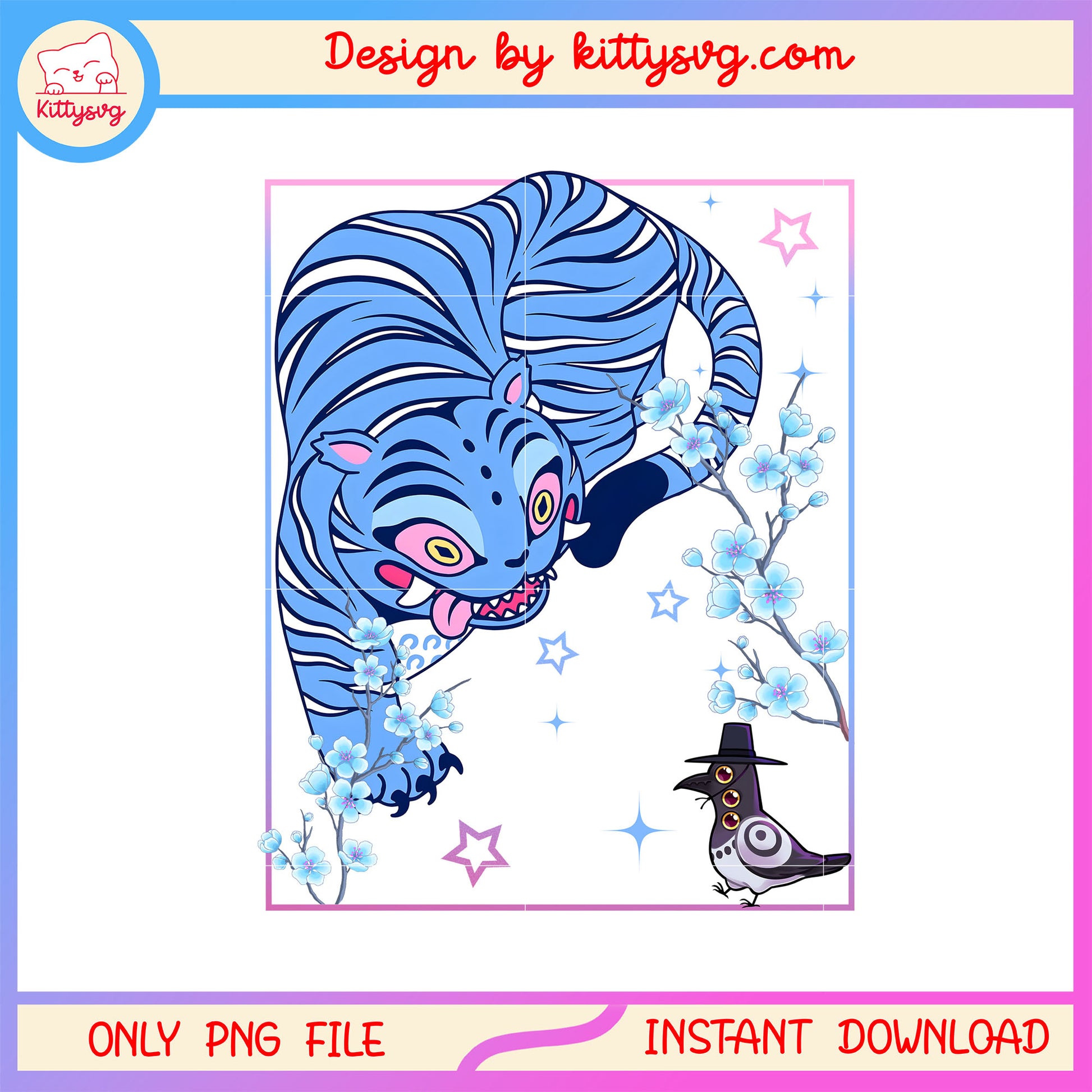 Derpy and sussy floral png, kpop demon hunters characters png