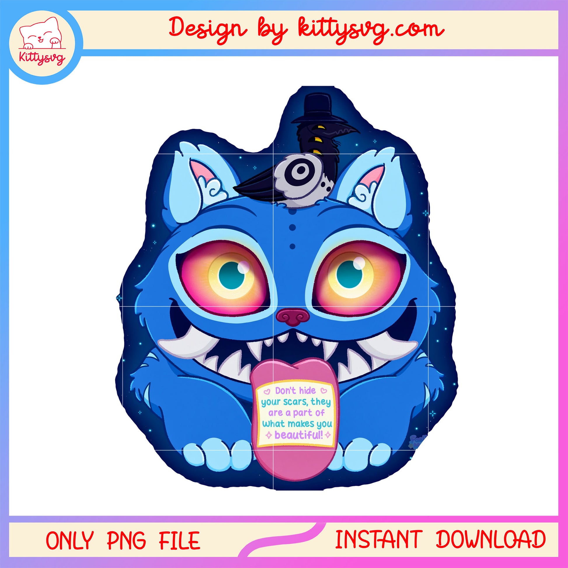 Derpy demon quote design png, derpy demon png, demon derpy png