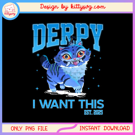 Derpy i want this est 2025 png, netflix movie characters png