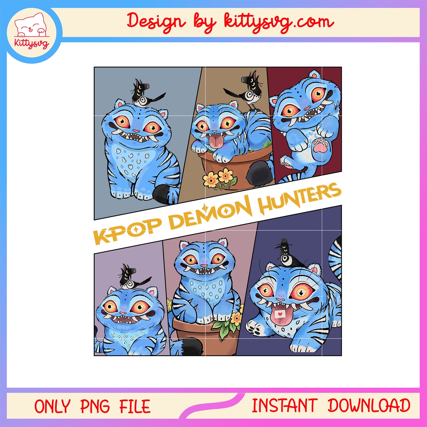 Derpy kpop demon hunter style era png, kpop demon hunter cast png