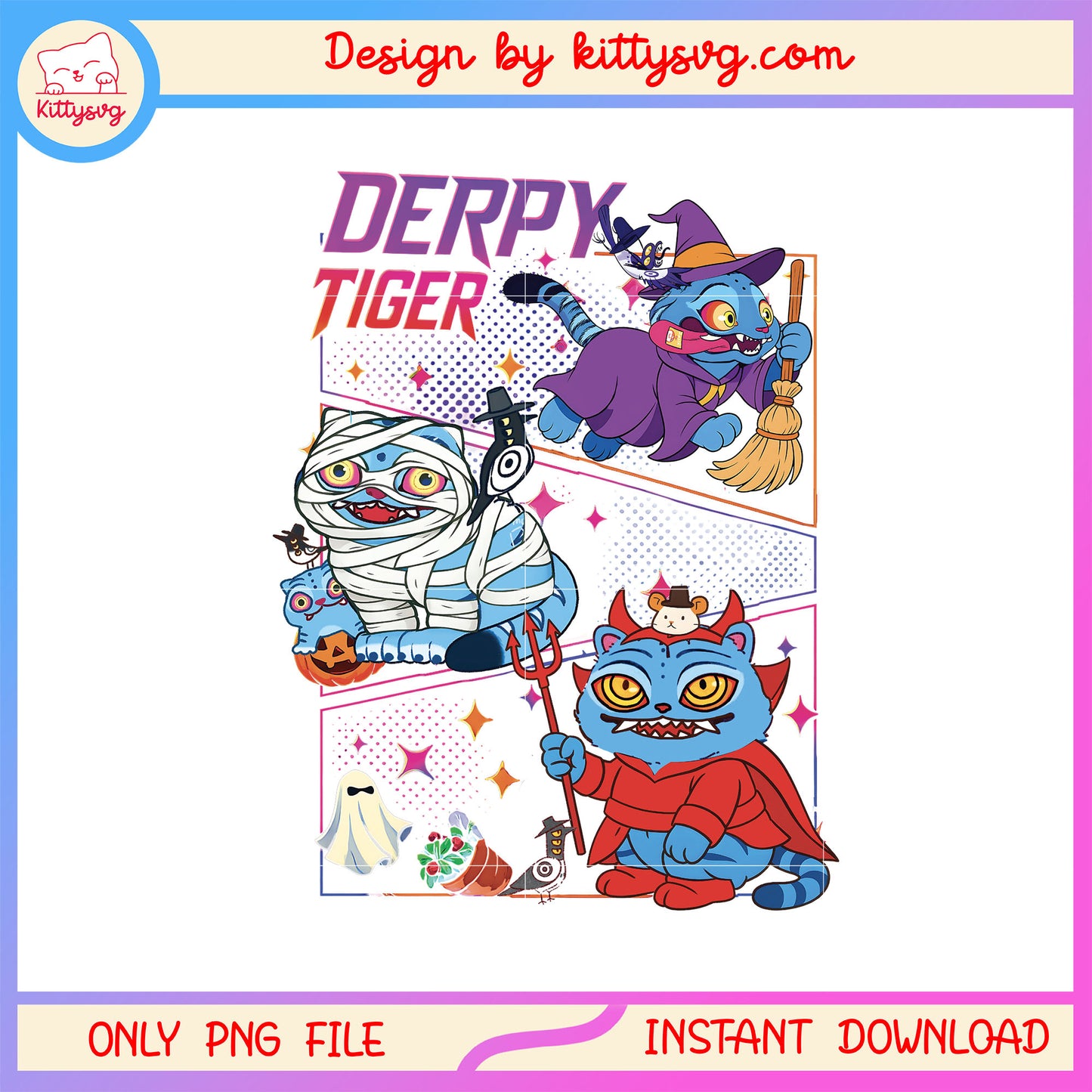 Derpy tiger halloween costume ideas png, kpop demon hunters png